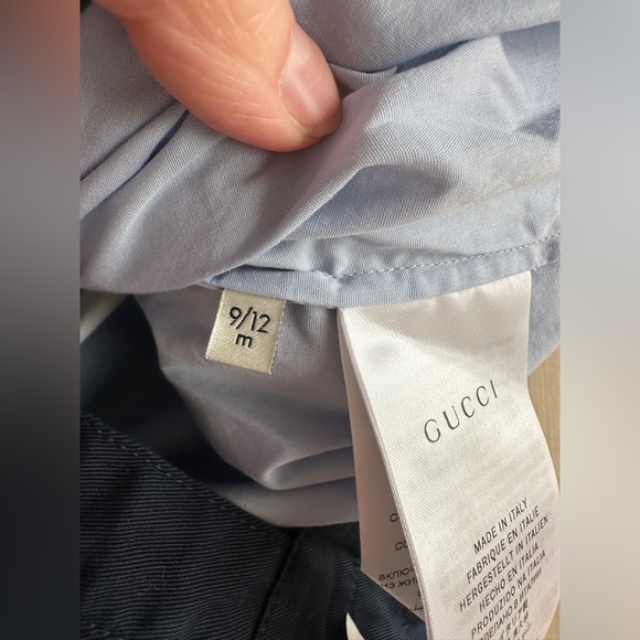 Gucci romper and shirt with embroidery size 9/12 months. - Picture 7 of 7